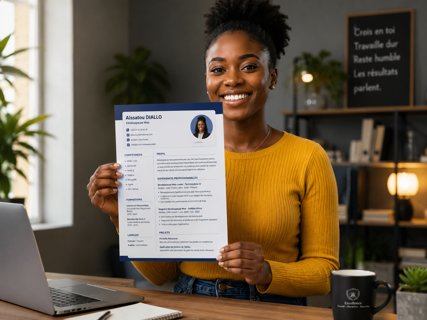 Créateur de CV Wema AI